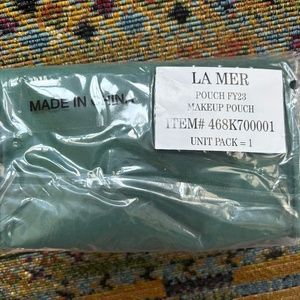La Mer - Makeup pouch - Cosmetic bag - green velvet
